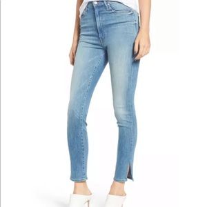 MOTHER The Swooner Ankle Slice Jeans